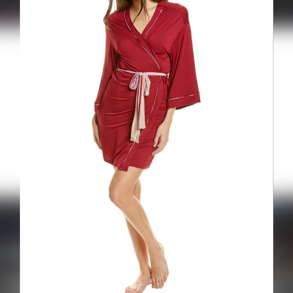Hale Bob Other - NEW Hale Bob Red Bamboo Robe Size Small